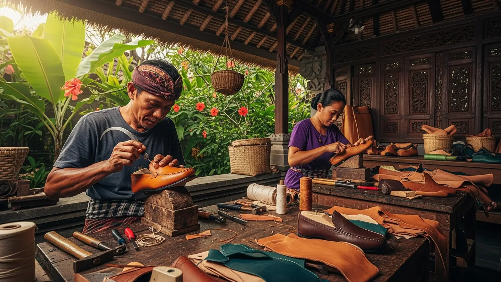Bali Leather Shoes Export — a B2B export house